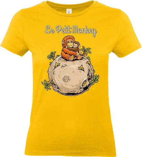 Le Petit Monkey - punch monkey, animal, baby monkey, brave, cute monkey, japan, japanese, monkey, monkey lover, orangutan, plush, punch kun, punch the monkey, little monkey - Standard T-Shirt (Frauen)