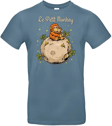 Le Petit Monkey - punch monkey, animal, baby monkey, brave, cute monkey, japan, japanese, monkey, monkey lover, orangutan, plush, punch kun, punch the monkey, little monkey - Standard T-Shirt