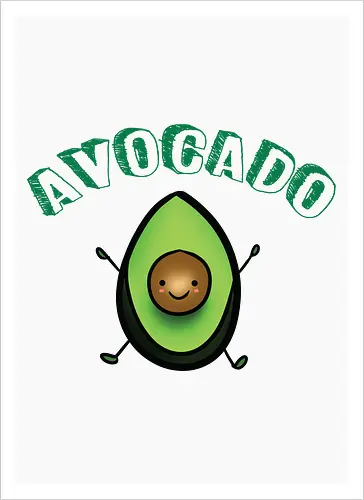 Glücklicher Anwalt Avocado - Wortspiel-Liebhaber