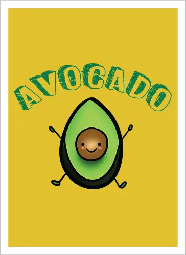 Glücklicher Anwalt Avocado - Wortspiel-Liebhaber