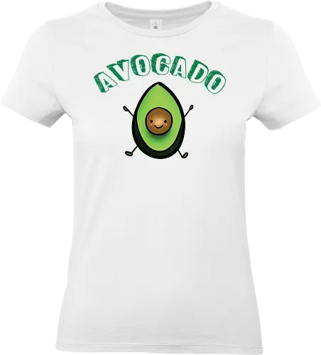 Glücklicher Anwalt Avocado - Wortspiel-Liebhaber - avocado t-shirt, avocado wortspiel, essen wortspiel, humor kleidung, essen liebhaber, teetan, kawaii essen, avocado toast, millennial kultur, gesunde ernährung, süßer charakter, cartoon kunst, essen meme, guacamole, wortspiel - Standard T-Shirt (Frauen)