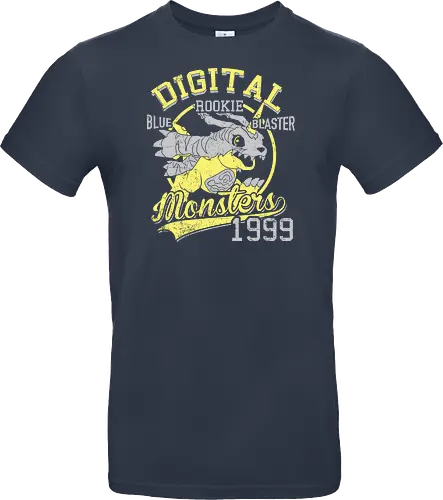 Blauer Zerstörer Vintage - Monster Digital