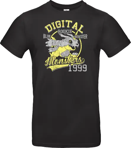 Blauer Zerstörer Vintage - Monster Digital