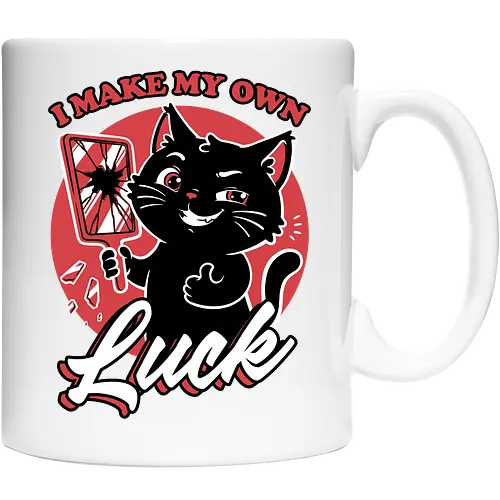 Black Cat Mirror Luck