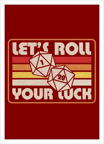 RPG Vintage Roll For Luck