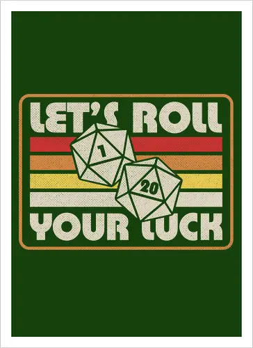 RPG Vintage Roll For Luck