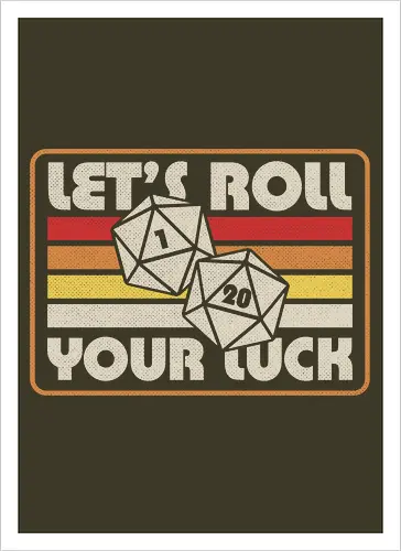 RPG Vintage Roll For Luck