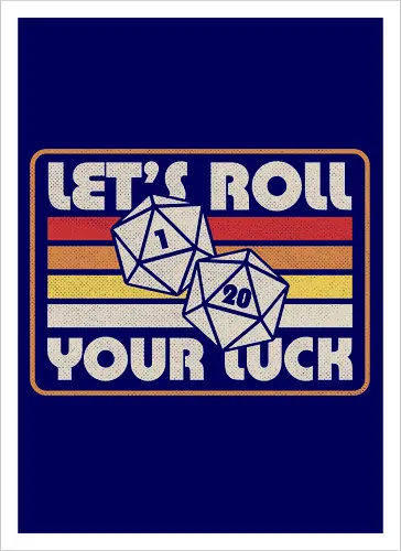 RPG Vintage Roll For Luck