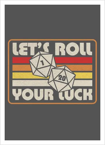 RPG Vintage Roll For Luck