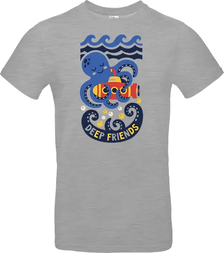 "Deep Friends" Cute Octopus