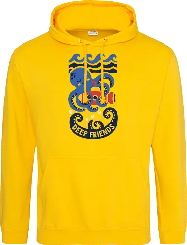 "Deep Friends" Cute Octopus