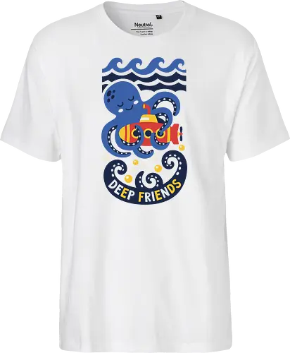 "Deep Friends" Cute Octopus