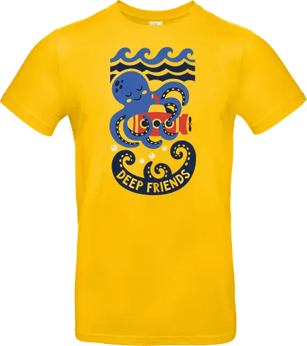 "Deep Friends" Cute Octopus