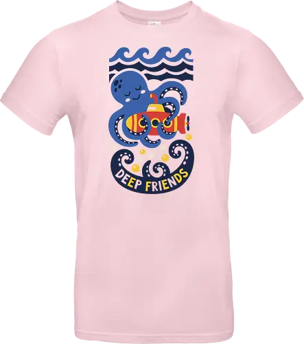 "Deep Friends" Cute Octopus