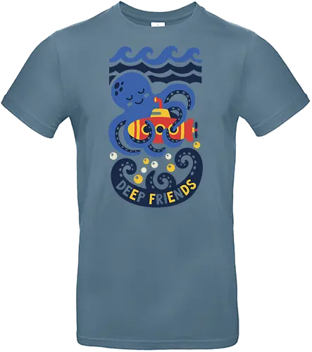 "Deep Friends" Cute Octopus