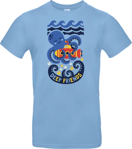 "Deep Friends" Cute Octopus