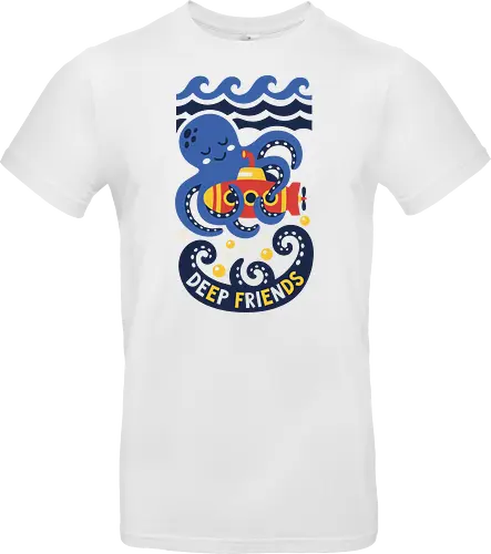 "Deep Friends" Cute Octopus