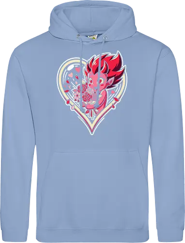 "Love Demon" Kawaii Chibi Devil Valentine's Day Graphic