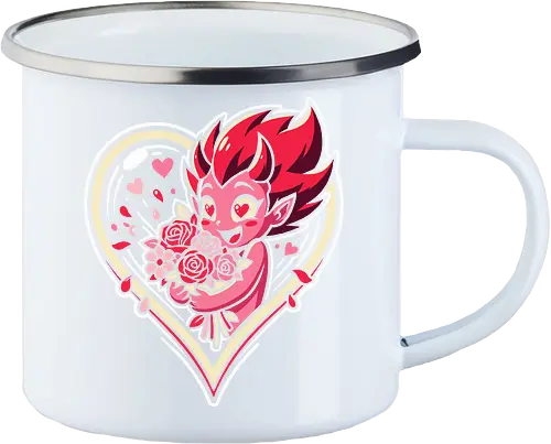 "Love Demon" Kawaii Chibi Devil Valentine's Day Graphic