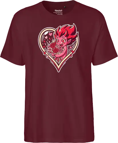 "Love Demon" Kawaii Chibi Devil Valentine's Day Graphic