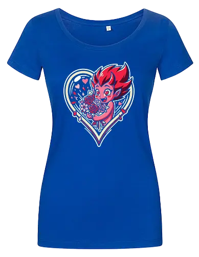 "Love Demon" Kawaii Chibi Devil Valentine's Day Graphic