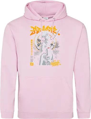 "Tokyo Cyber Samurai" Futuristic Streetwear Graphic