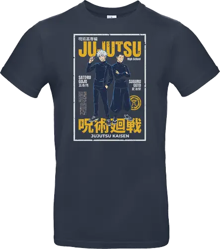 ujutsu Legends" Gojo & Geto Vintage High School Aesthetic