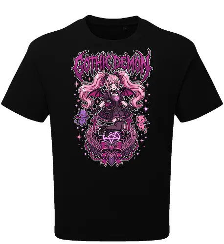 Gothic Demon Pastel Goth Succubus Kawaii Alt Streetwear