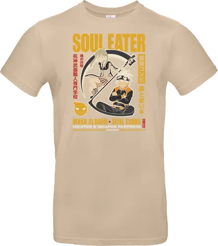 "Soul Eater Meister & Weapon" Maka Albarn and Soul Evans Vintage Anime