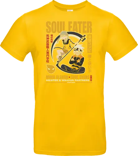 "Soul Eater Meister & Weapon" Maka Albarn and Soul Evans Vintage Anime