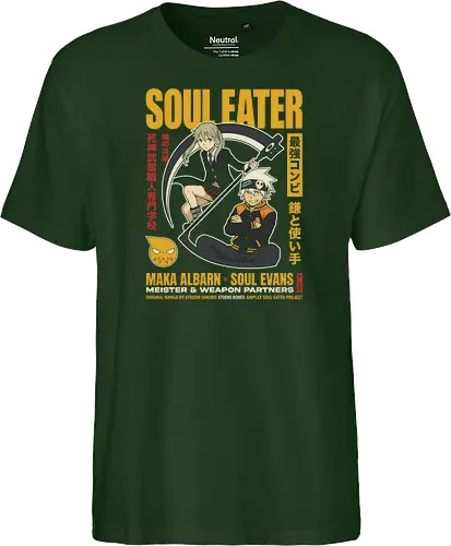 "Soul Eater Meister & Weapon" Maka Albarn and Soul Evans Vintage Anime