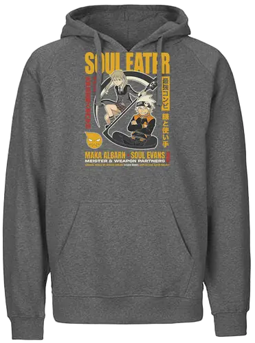 "Soul Eater Meister & Weapon" Maka Albarn and Soul Evans Vintage Anime - soul eater shirt, maka albarn t-shirt, scythe meister apparel, aesthetic anime streetwear, death city inspired top, trendy manga character tee, soul evans graphic tee, meister and weapon partners clothing, death weapon mutant academy apparel, dwma anime shirt, vintage soul eater merch, retro anime poster design, shonen jump fan gear, maka and soul duo top, japanese manga streetwear, black and yellow anime clothing, soul eater resonance art, atsushi ohkubo fan merch, classic anime protagonist shirt - Fairtrade Hoodie