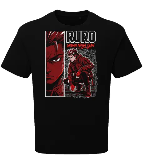 "RURO Urban Ninja Clan" Edgy Techwear Anime Aesthetic