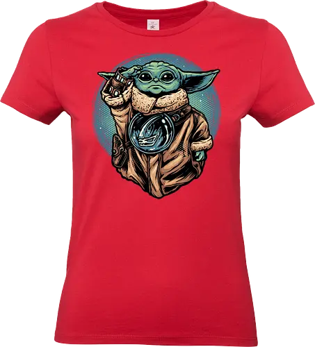 Salute of the Bounty Hunter Apprentice - Movie, film, galaxy, galactic, space, droids, heroes, character, fictional - Standard T-Shirt (Frauen)