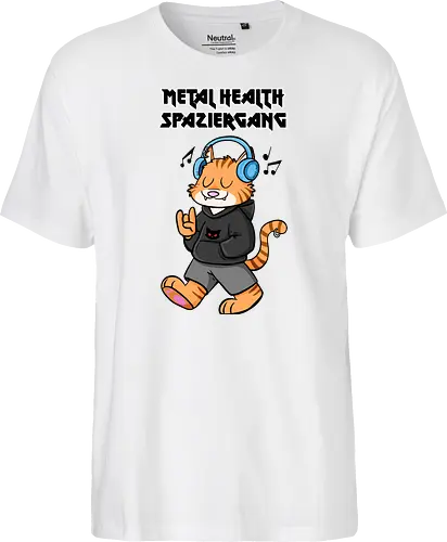 Metal Health Spaziergang - Metal, Hevay Metal, Comic - Fairtrade T-Shirt