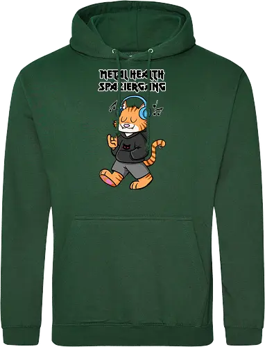 Metal Health Spaziergang - Metal, Hevay Metal, Comic - Standard Hoodie