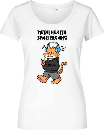 Metal Health Spaziergang - Metal, Hevay Metal, Comic - Damen T-Shirt