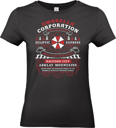 Ecliptic Express Emblem - Horror, nemesis, jill valentine, leon s kennedy, resident evil 4, resident evil 0, requiem, billy coen, rebecca chambers, umbrella corporation, raccoon city, albert wesker, chris redfield - Standard T-Shirt (Frauen)