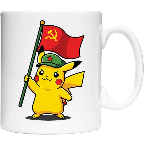 "Comrade Mouse" Funny Revolutionary Anime Mashup Graphic