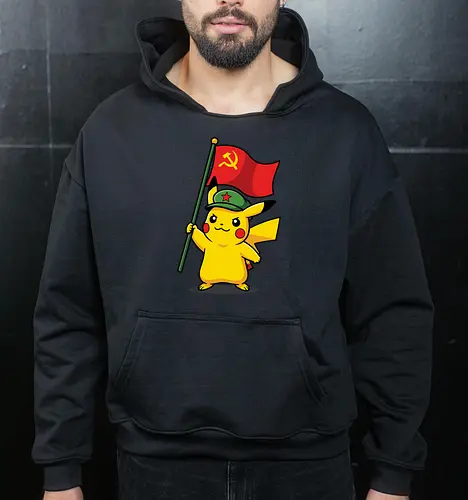 "Comrade Mouse" Funny Revolutionary Anime Mashup Graphic