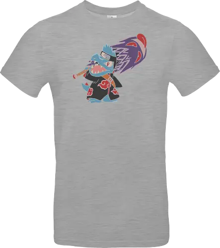 "Shark Shinobi" Totodile x Kisame Akatsuki Mashup Anime Graphic