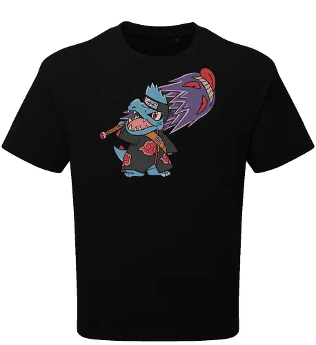 "Shark Shinobi" Totodile x Kisame Akatsuki Mashup Anime Graphic