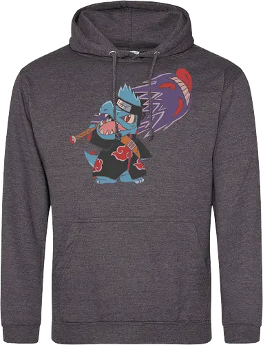 "Shark Shinobi" Totodile x Kisame Akatsuki Mashup Anime Graphic