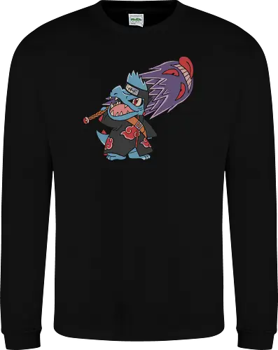 "Shark Shinobi" Totodile x Kisame Akatsuki Mashup Anime Graphic