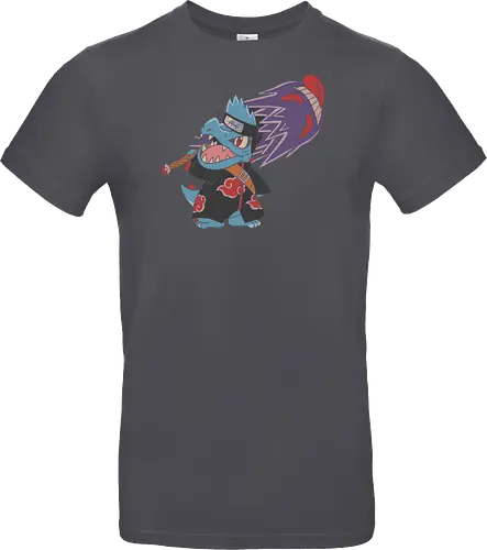 "Shark Shinobi" Totodile x Kisame Akatsuki Mashup Anime Graphic