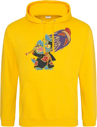 "Shark Shinobi" Totodile x Kisame Akatsuki Mashup Anime Graphic