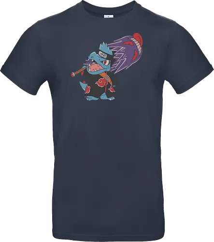 "Shark Shinobi" Totodile x Kisame Akatsuki Mashup Anime Graphic