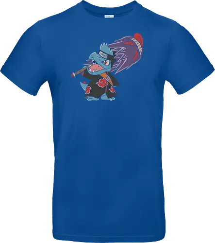 "Shark Shinobi" Totodile x Kisame Akatsuki Mashup Anime Graphic