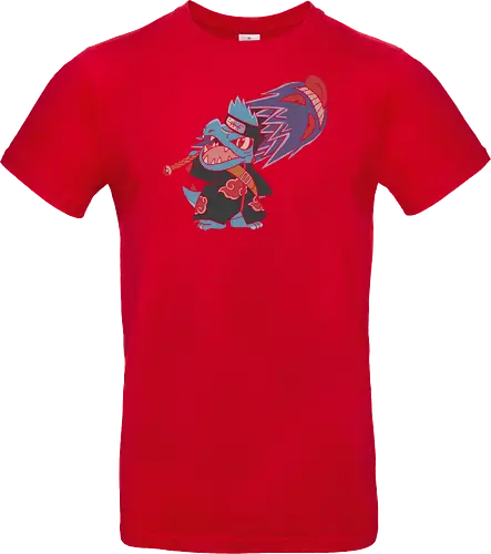 "Shark Shinobi" Totodile x Kisame Akatsuki Mashup Anime Graphic