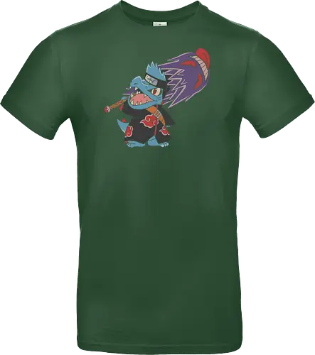 "Shark Shinobi" Totodile x Kisame Akatsuki Mashup Anime Graphic